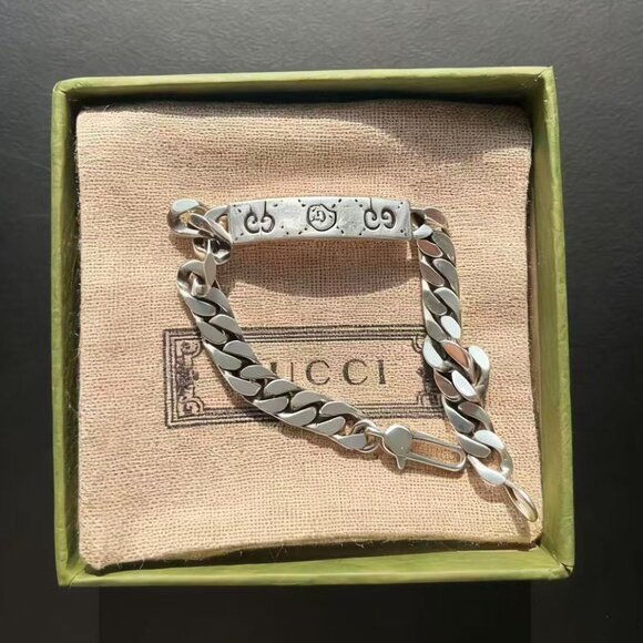 Gucci sterling silver bracelet silver - Picture 1 of 6